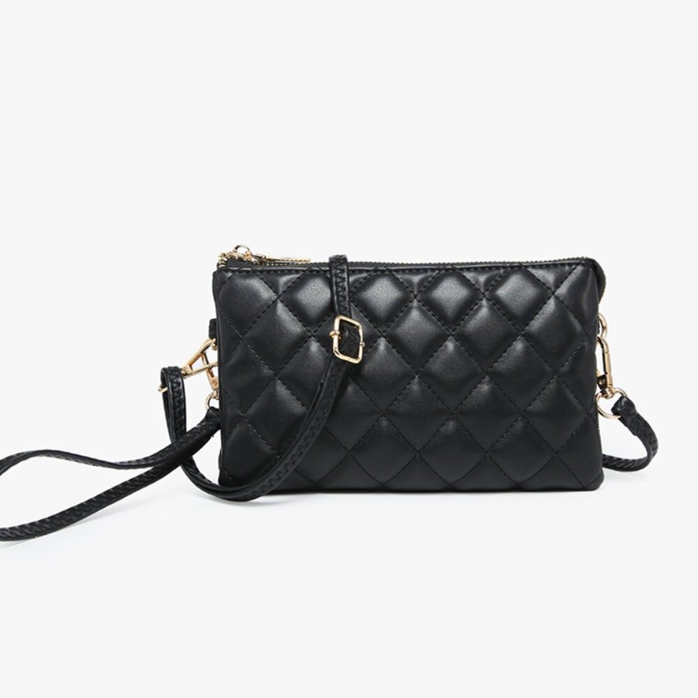 NWT Jen & Co. Riley Vegan Quilted Crossbody